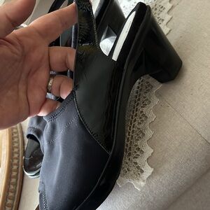 Black sandals 1803 made in Portugal size 9 medium